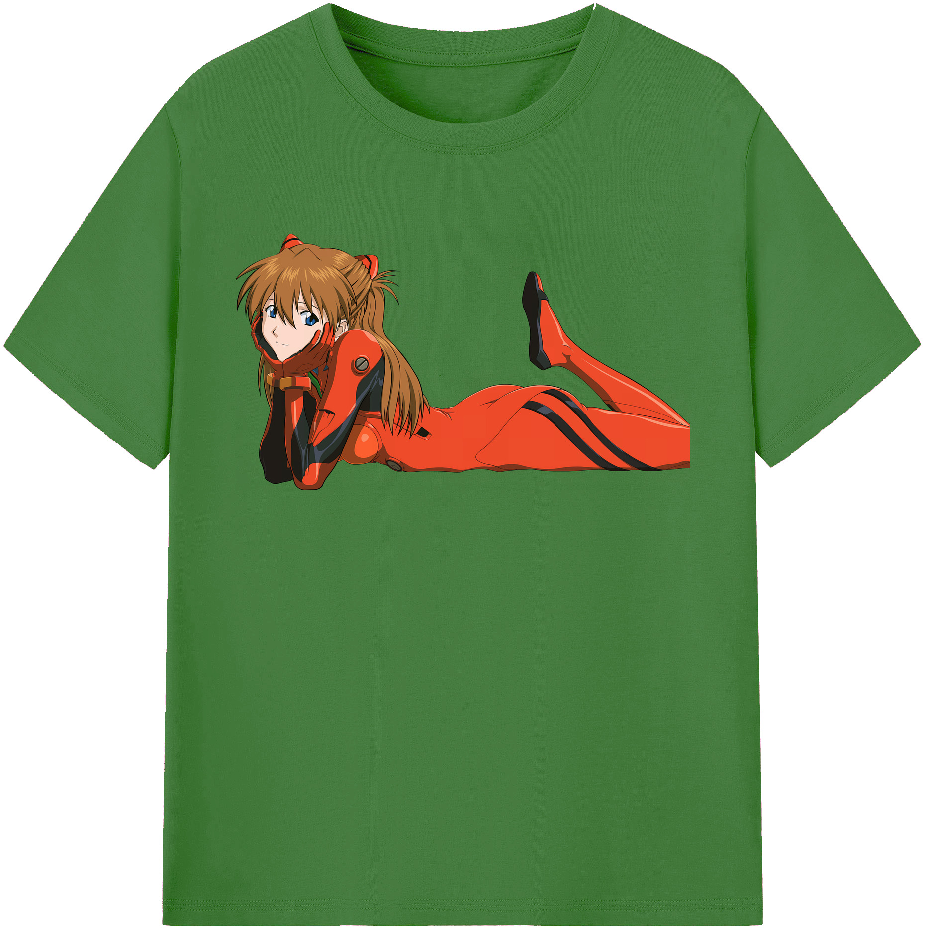 （画像用） EVA 新世紀エヴァンゲリオン レディースカジュアルプリントTシャツ（綿100％）